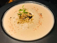 卡布奇诺蘑菇汤配牛肝菌-AZUL by FUEL蓝色·法式酒馆(琶醍店)