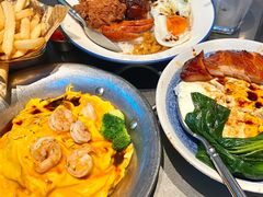 虾仁芝士滑蛋饭-星财记香港冰室·茶餐厅(仓山万达店)