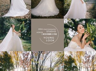 秋季,还缺这么一套唯美的森系婚纱照