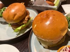 香浓蘑菇牛肉汉堡-blue frog蓝蛙(长泰广场店)