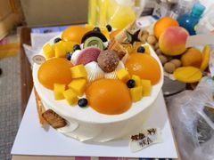 经典水果淡奶油蛋糕-可稵咖啡面包蛋糕(休斯顿店)