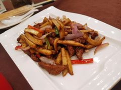 杏鲍菇炒牛柳-西安烤鸭店(369烤鸭王店)