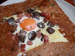 鸡蛋蘑菇熏肉荞麦可丽饼-RAC BAR(安福路店)