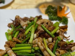 五花肉炒笔管-海岛渔村大酒店(云霄路店)