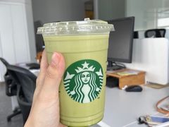 燕麦抹茶拿铁饮品-星巴克(天津工华道智慧山店)