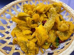 椒盐豆腐鱼-合家小菜餐馆(新诚花苑店)