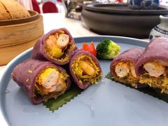 鲜虾脆皮紫米肠-亮庆餐厅·粤菜·早茶(篁庄店)