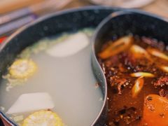 鸳鸯锅-彩鹿·潮汕·鲜牛肉·自助火锅(伊电园店)