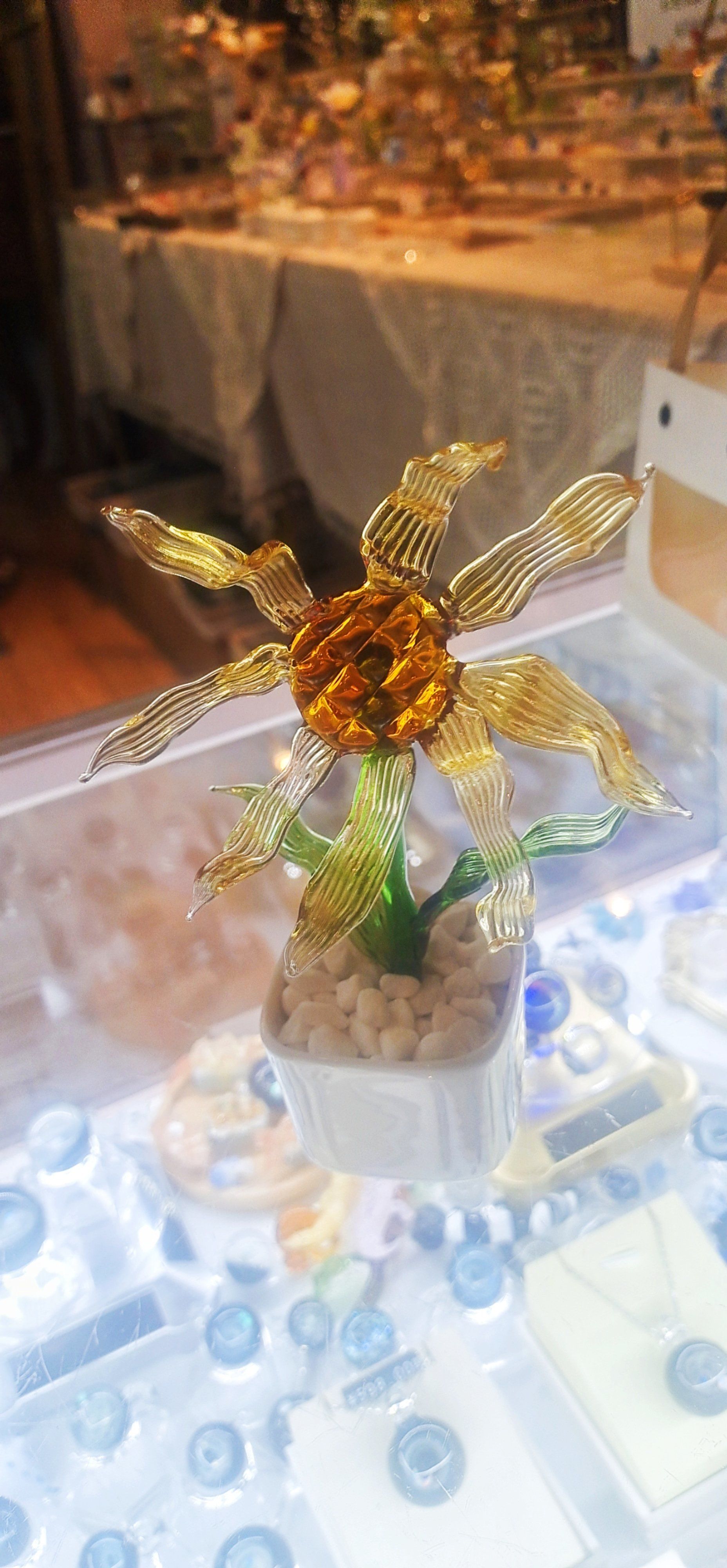 连梵高看了都得哭的向日葵~玻璃艺术品初体验