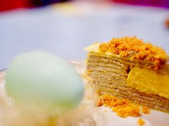 咸蛋黄肉松千层切块-随心小姐