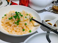 手剥河虾仁小豌豆-玫瑰厅上海菜(兴国路店)