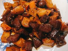 黑椒牛肉粒-七菜馆·东北菜·蒸饺(文体路店)