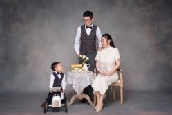 -时光纪亲子全家福照相馆(静安店母女写真父母纪念照)
