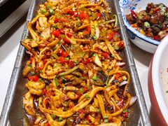 平锅鱿鱼-味上湘菜馆(阿波罗店)