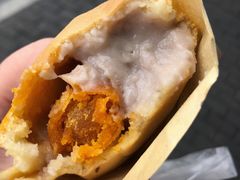 荔浦芋头蛋黄车轮饼-馋嘴诱惑