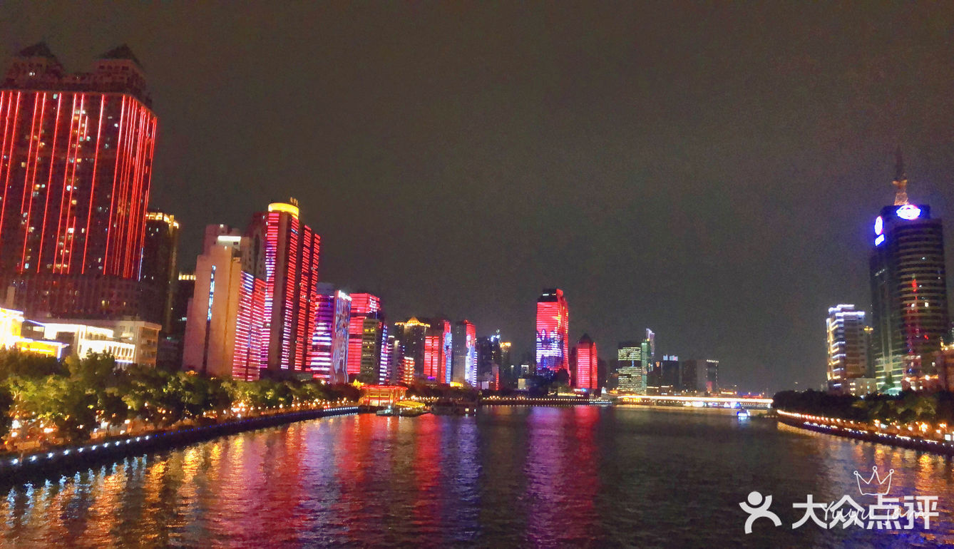 海珠桥的国庆魅力!!!