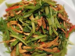 韭芽冬笋炒肉丝-柒园·三十年创意杭帮菜(龙湖滨江天街店)