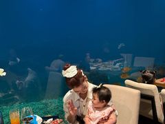 -海棠湾洲际-涛·海底餐厅·美人鱼·自助餐·海底隧道