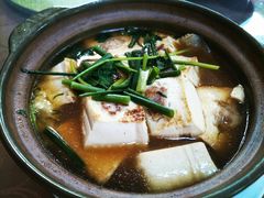 客家煎酿豆腐煲-幽优农庄·森波拉特色本地农家菜