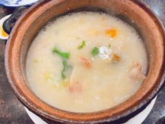 象拔蚌扇贝粥-适口餐厅砂锅粥(公信路总店)