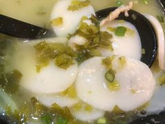 雪菜肉丝年糕汤-麦谷轻餐(郑记粥铺金汇店)