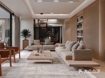 开放式的设计起居空间 使整个家充满了宁静的氛围