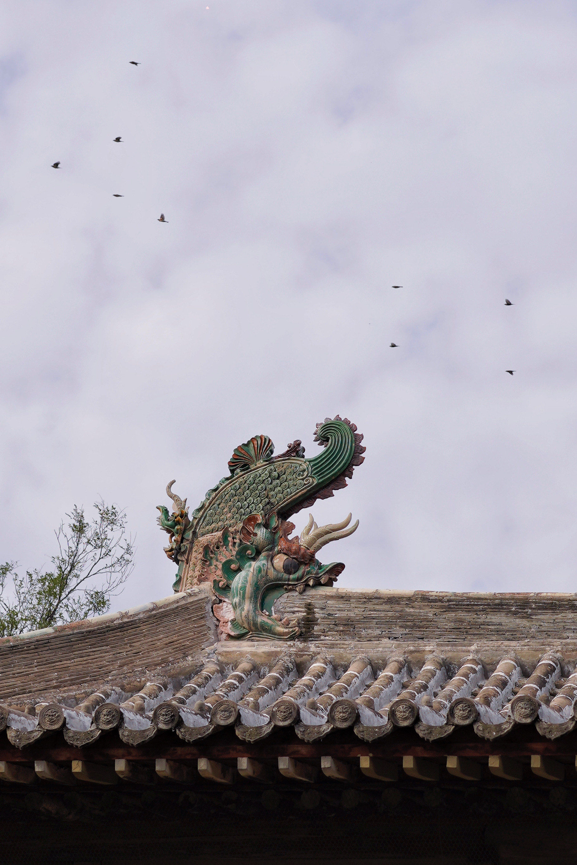 山西古建筑文化,我独爱永乐宫鸱吻