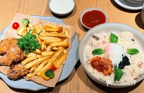 Korean Fried Chicken and French Fries Combo