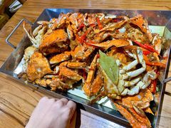 -东来菜馆•手抓海鲜家常菜•海鲜锅贴(鸽子窝店)