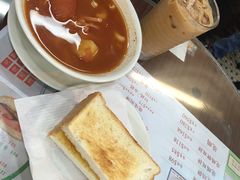 薯仔番茄汤火腿通粉-兰芳园(上环店)