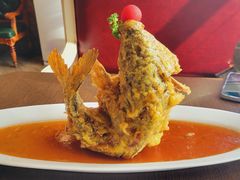 糖醋鲤鱼-老牌坊鲁菜名店(宽厚里店)