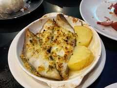 蒜茸牛油焗银雪鱼-妈阁铭记澳葡美食