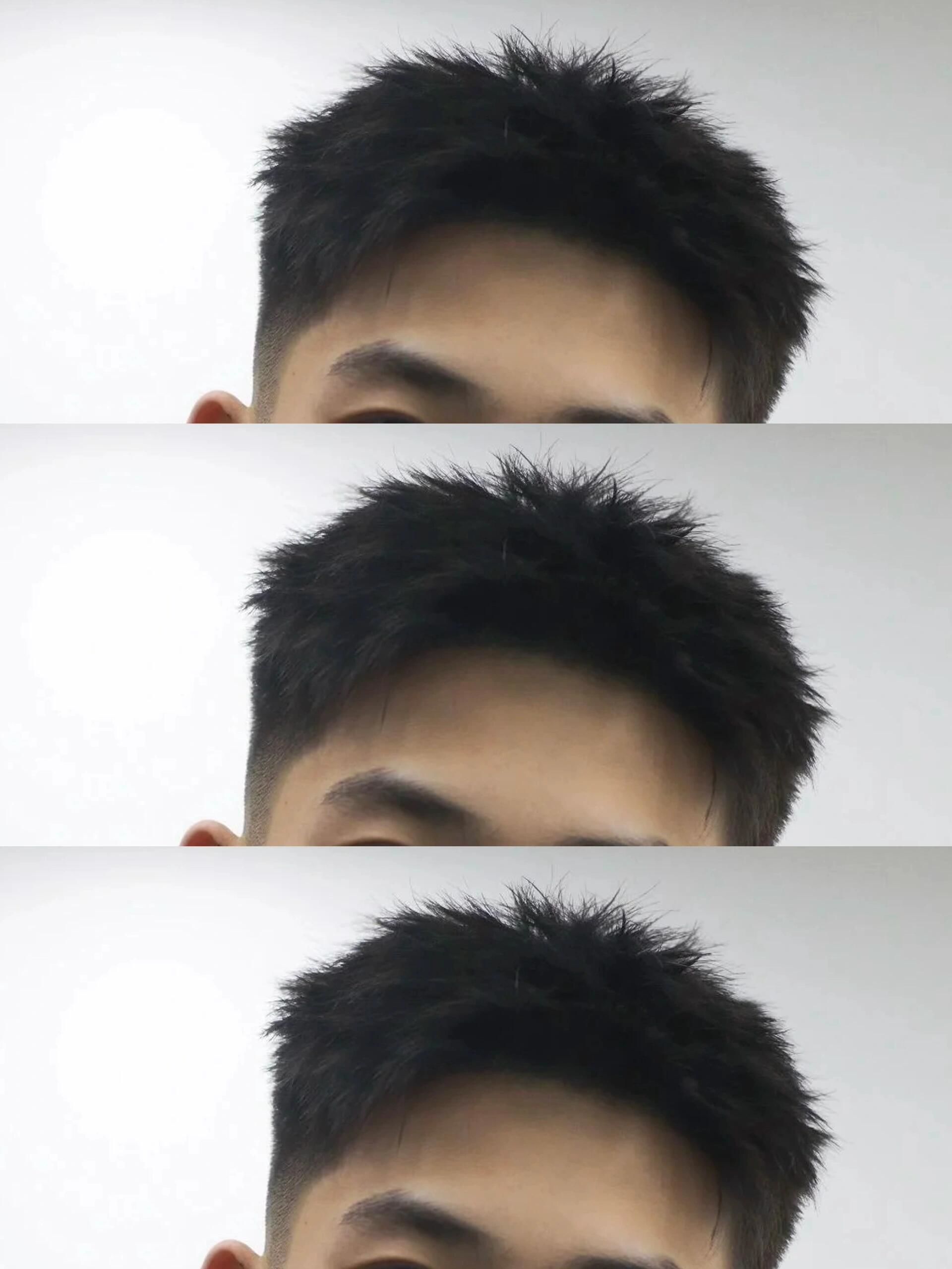 男生清爽短发前刺发型 打造蓬松立体感纹理