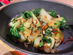 焗锅气奶白菜-小大董·烤鸭(凤凰汇店)