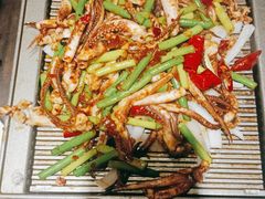 铁板鱿鱼须-粗粮人家·东北菜(洋桥店)