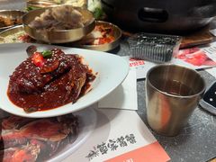-草家酱蟹炭火烤肉店(珲春南路一店)