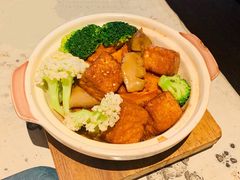 日式花菇豆腐煲-T館·花园艺术餐厅