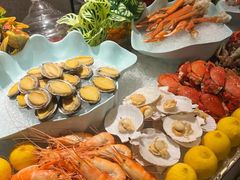 -广州万富希尔顿酒店-感趣自助餐厅·生蚝海鲜刺身
