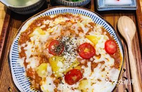 Cheese Tomato Meat Sauce Rice
