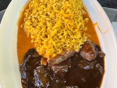 韩式炸酱面-包装马车·韩国料理·포장마차