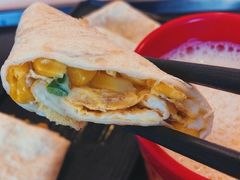 玉米肉酥花样蛋饼-永和大王(小厨·东四十条店)