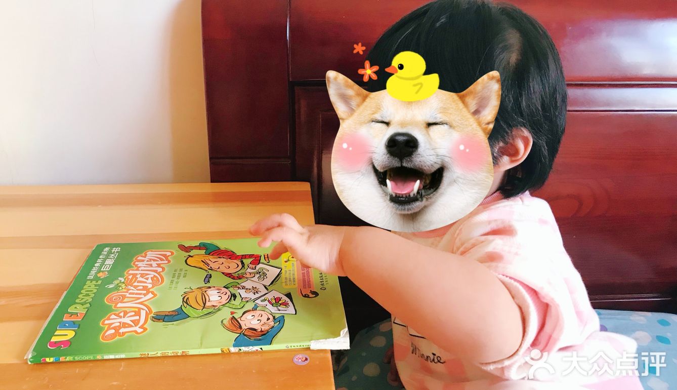 两岁的女孩对小动物都特别喜欢