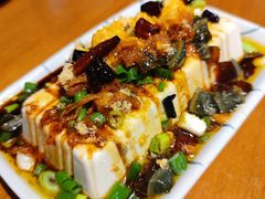 肉松皮蛋豆腐-晚归月亮湾私家菜(临邑路店)