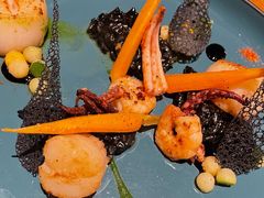 香煎扇贝配迷你混合海鲜-AZUL by FUEL蓝色·法式酒馆(琶醍店)