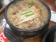 石锅牛肉-旺清进洞米肠汤
