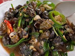 紫苏炒山坑螺-虾王农家乐(鼎湖店)