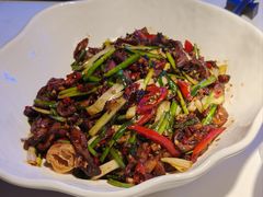 韭黄鳝鱼烩油条-味界·精致赣菜(招商花园城店)