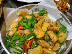 煎焗粉肠头-竹林农庄