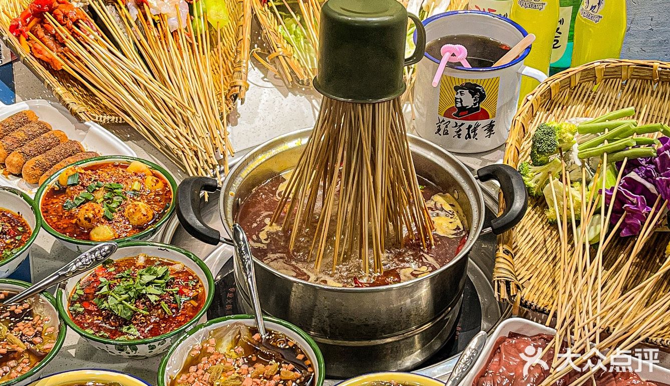 老扬州建筑风串串🍢6毛荤素一串给我炫‼️