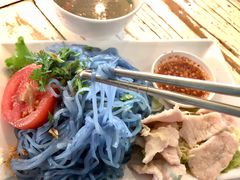 -蝶豆花蓝面条